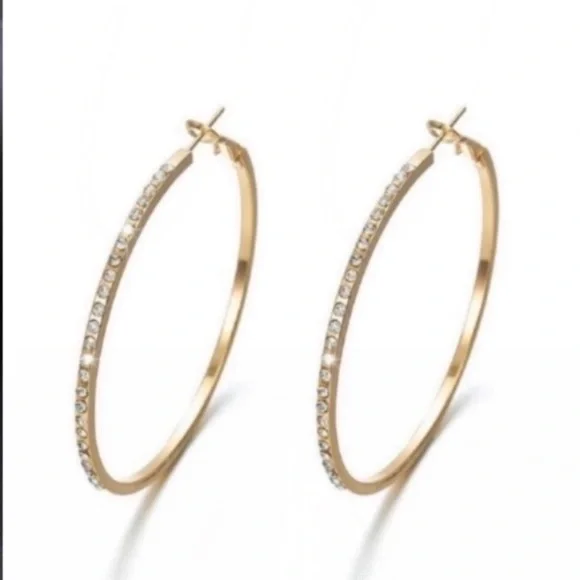 5 for $30 Classy Hoop Earrings - Picture 4 of 5